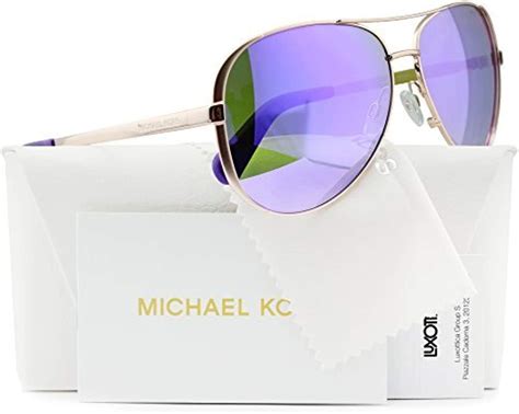michael kors mk5004 chelsea aviator sunglasses rose gold